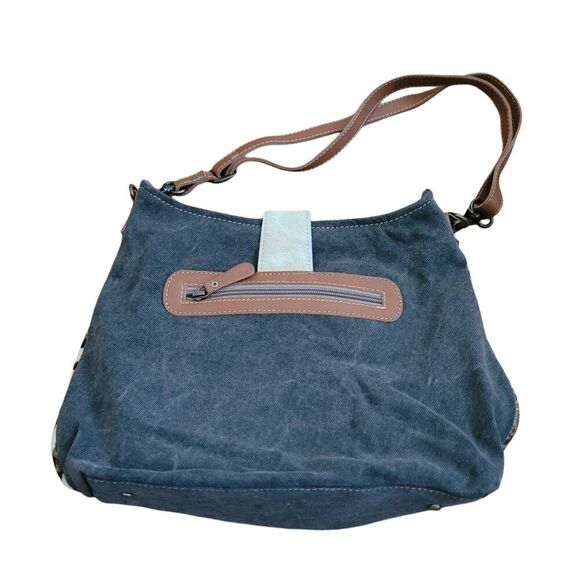 Myra Bag Multicolor Patchwork Shoulder Bag - Picture 3 of 5